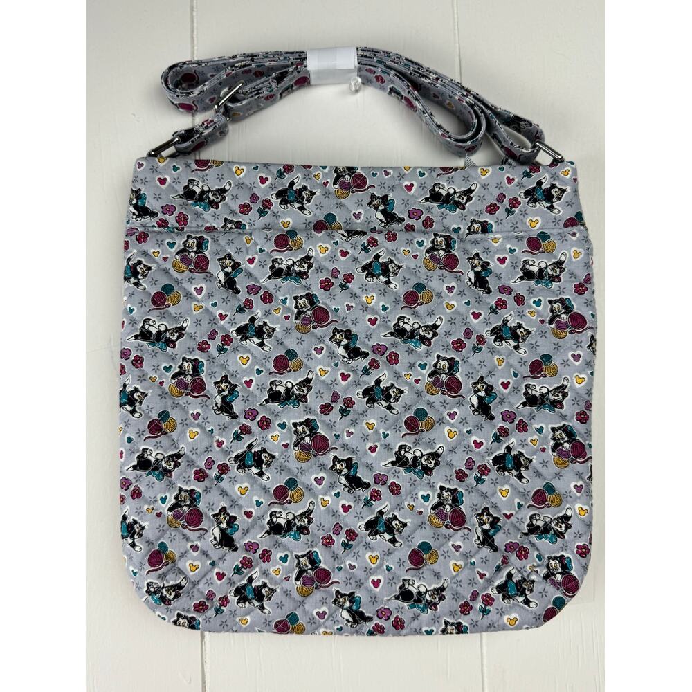 Vera Bradley Disney Triple Zip Hipster Playful Figaro Crossbody Bag, NWT - Picture 4 of 9